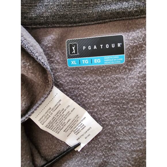 PGA TOUR Golf Black Caviar Heather VEST men's size XL Gift - Picture 6 of 10